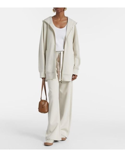 Felpa Verbano di Max Mara in Natural