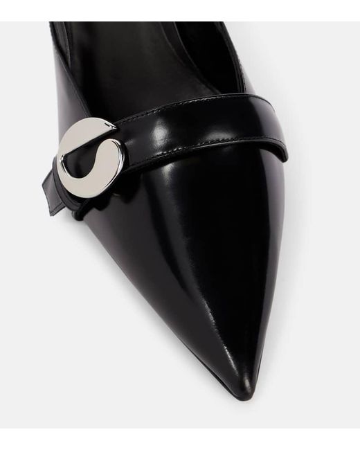 Coperni Black Slingback-Pumps Aus Leder