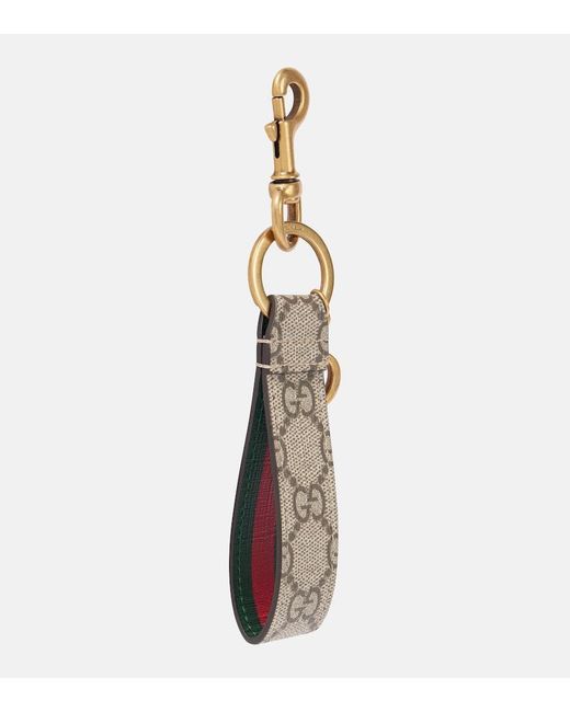 Gucci Metallic Ophidia Gg Keychain