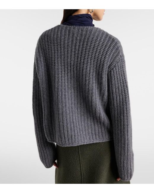 Lisa Yang Gray Suzie Cashmere Cardigan