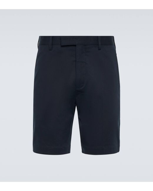 Berluti Blue Cotton Shorts for men