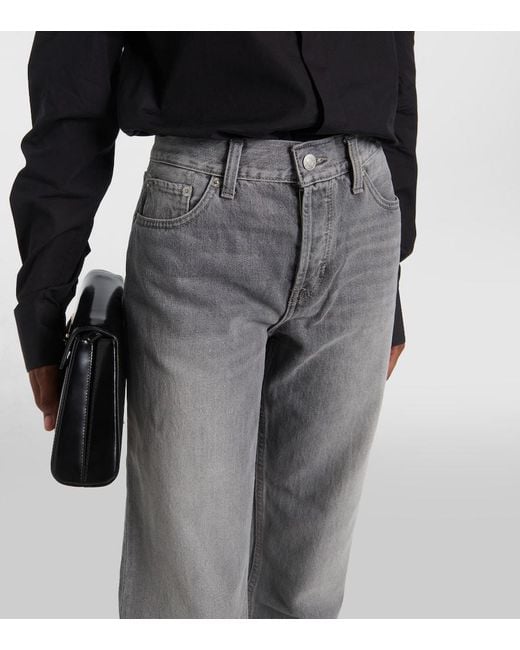 Jeans Regular A Vita Alta di Re/done in Gray