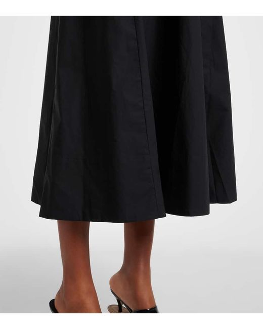 Vestido Midi Imara De Algodon Ulla Johnson de color Black