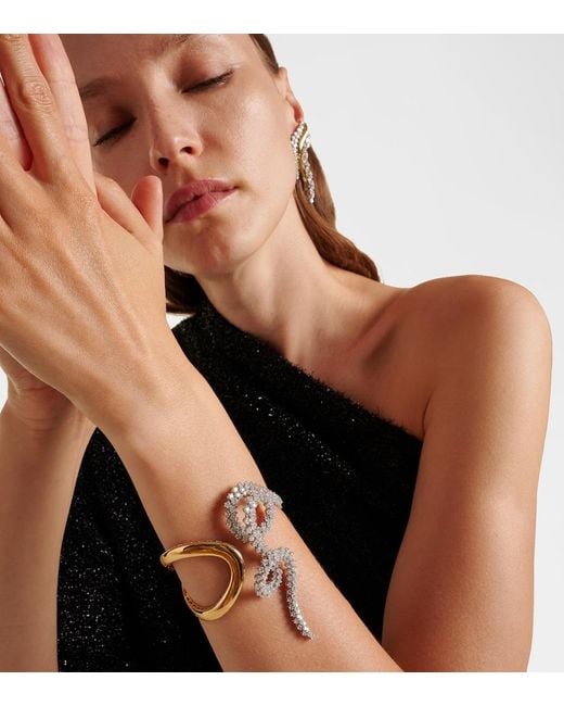 YEPREM White Golden Strada 18Kt And Bangle With Diamonds