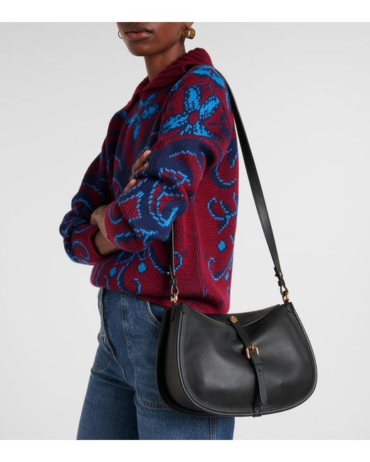Etro Black Small Leather Tote Bag