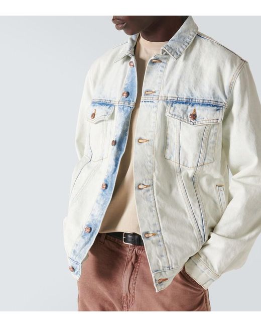 NOTSONORMAL White Denim Jacket for men