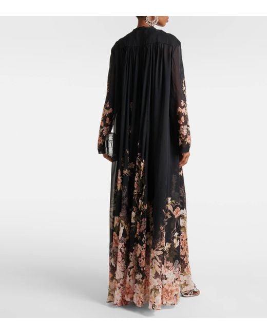 Robe longue Natura Sheath Zimmermann en coloris Black