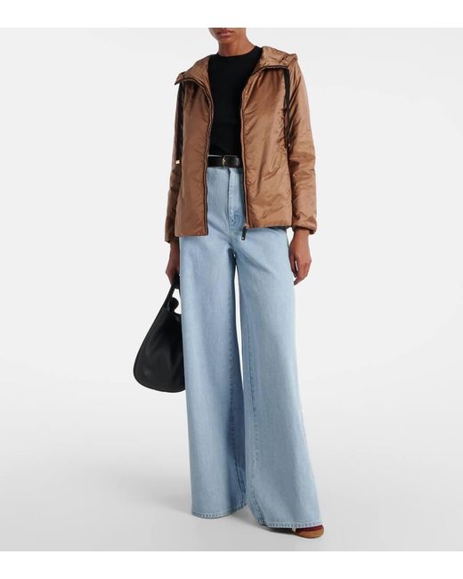 Max Mara Brown Wattierte Jacke The Cube Greenh