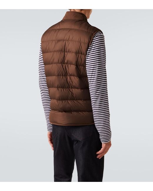 Moncler Brown Gilet for men