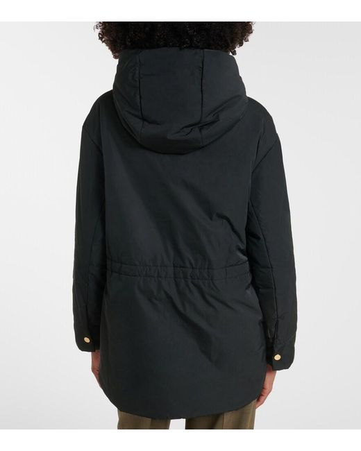 Max Mara Black The Cube Hooded Jacket