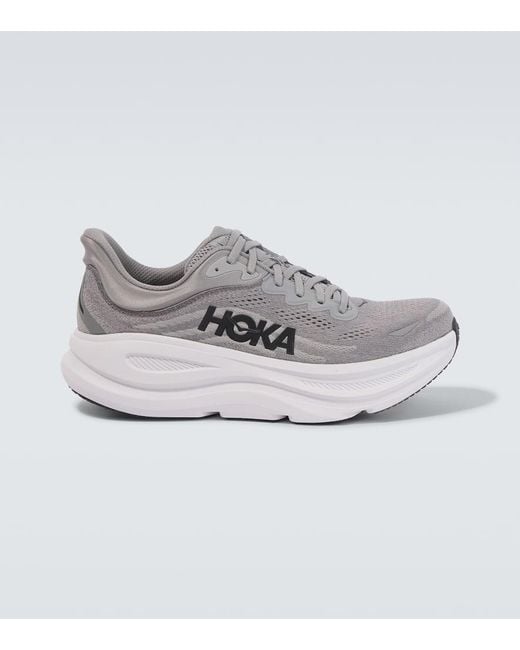 Hoka One One Laufschuhe Bondi 9 in Gray für Herren
