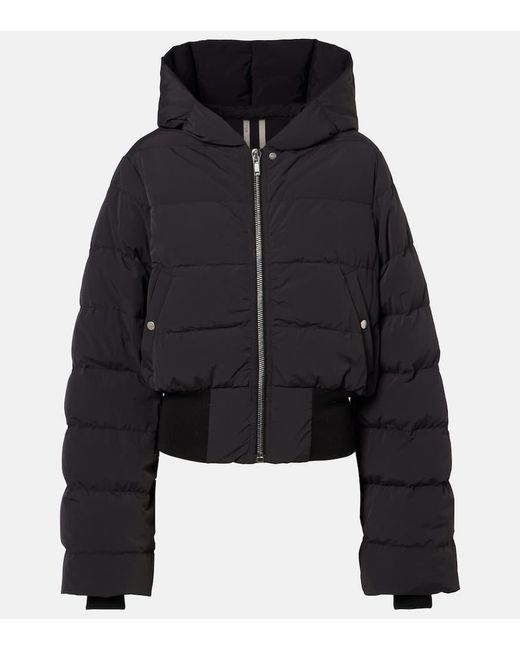 Piumino Con Cappuccio di Rick Owens in Black