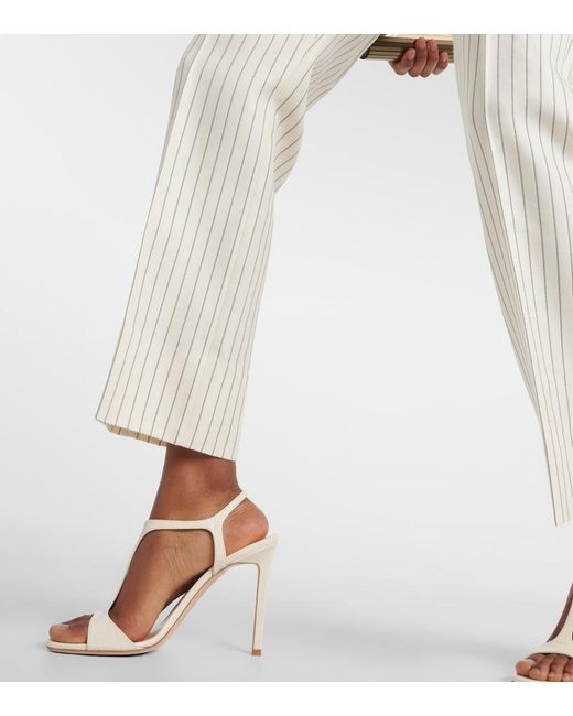 Tom Ford Natural Pinstripe Pants