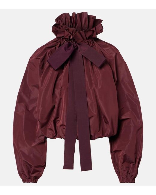 Patou Red Bluse Iconic Aus Baumwolle