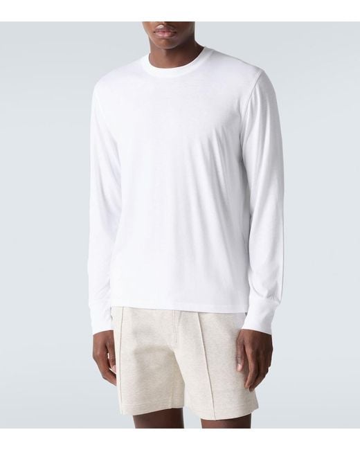 Tom Ford White Jersey T-Shirt for men