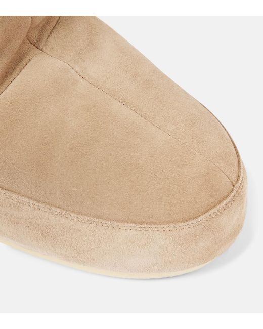 Moon Boot Natural Icon Low Suede Snow Boots