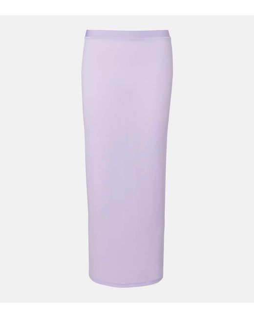 Gonna Lunga A Vita Alta di Wardrobe NYC in Purple