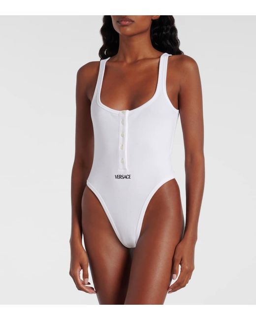 Versace White Body Aus Einem Baumwollgemisch