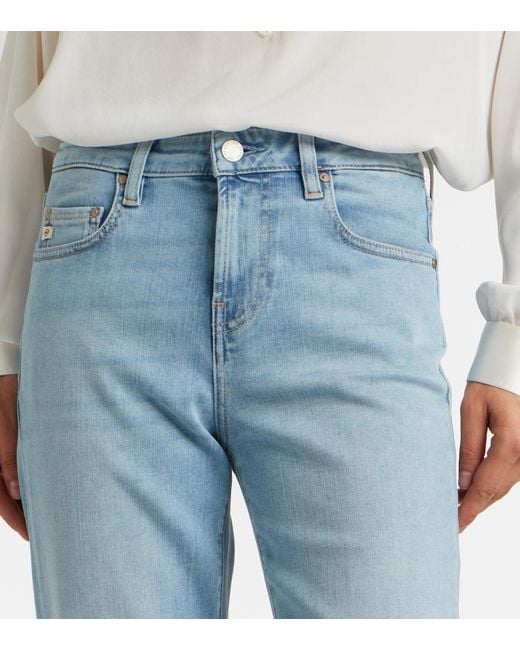 AG Jeans Blue Girlfriend Skinny Jeans