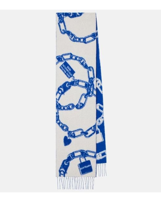 Sciarpa di Acne in Blue