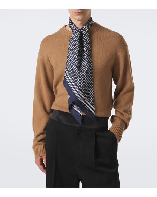 Sciarpa di Saint Laurent in Blue da Uomo