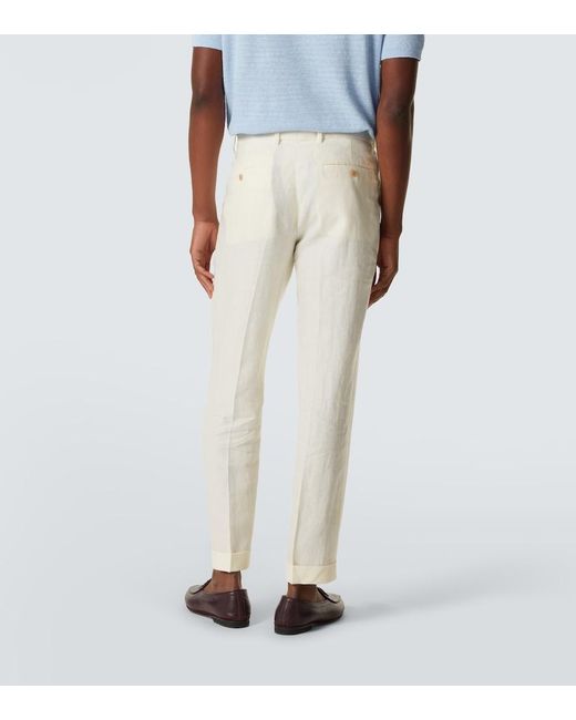 Polo Ralph Lauren Natural Linen Suit Pants for men
