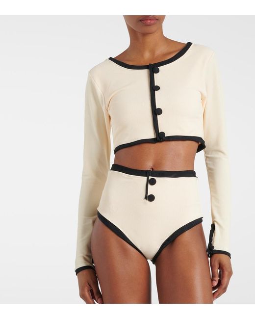 SAME Natural The Grace Cropped Rashguard