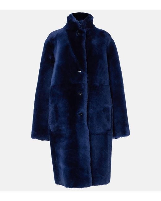 Joseph Blue Mantel Britanny Aus Shearling