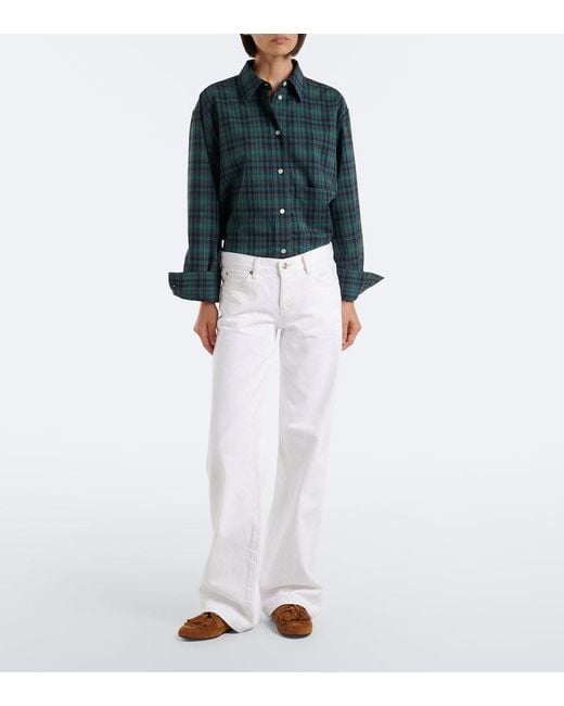 FRAME White The Wide-Leg Jeans