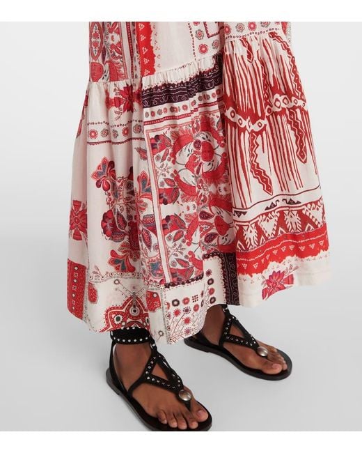 Abito Midi Sabbage di Isabel Marant in Red