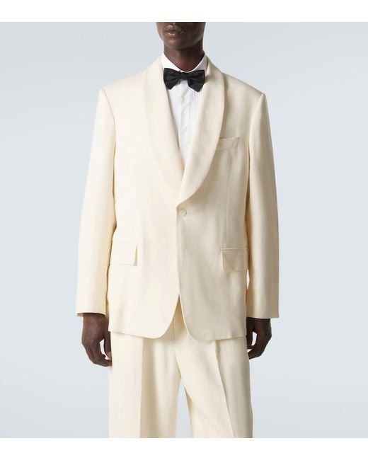 Bode Natural Single-Breasted Suit Jacket for men
