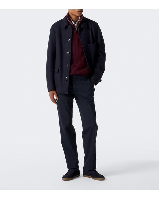 Baskets En Daim Kiton pour homme en coloris Blue