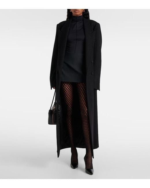 Wardrobe NYC Black X Rhw Web Wool-Blend Tights