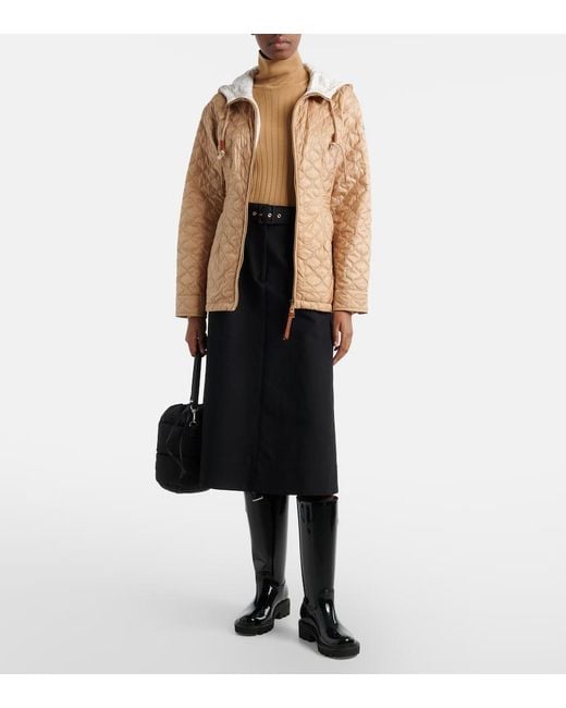 Moncler Brown Arum Quilted Down Jacket