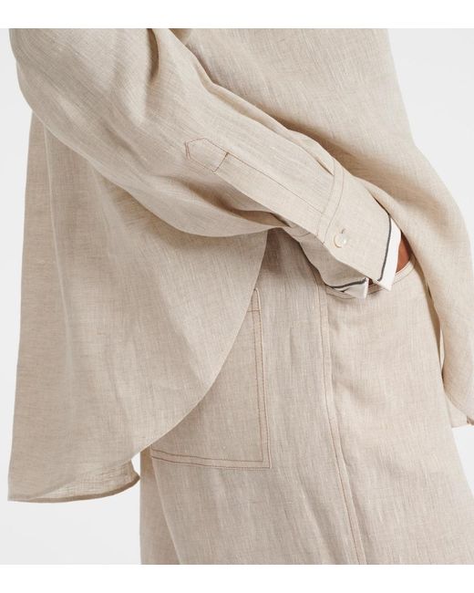 Camicia di Brunello Cucinelli in White