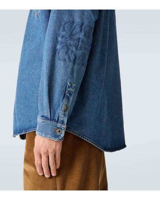 Loewe Blue Denim Shirt for men