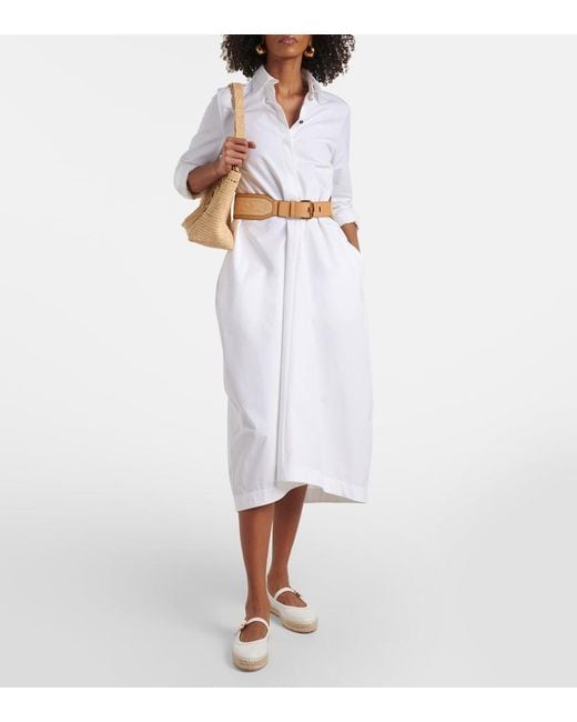 Gianvito Rossi White Espadrilles Elda Aus Leder