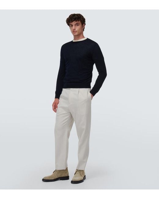 Tod's Natural Suede Desert Boots for men