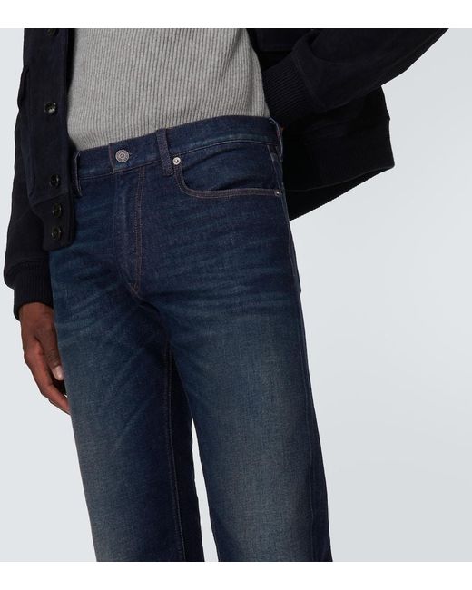 Jeans slim a vita media di Ralph Lauren Purple Label in Blue da Uomo