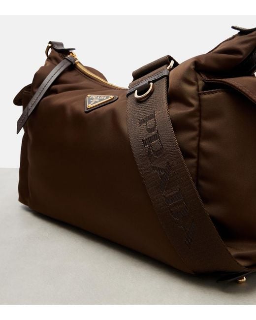 Prada Brown Schultertasche Explore Large