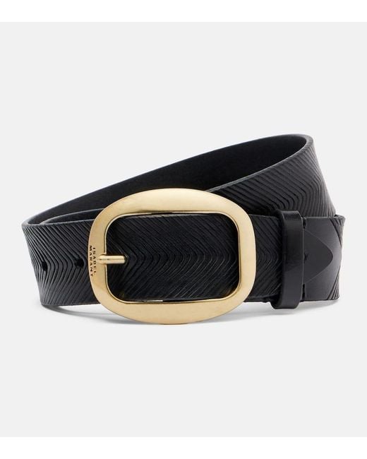 Isabel Marant Black Guertel Aus Leder