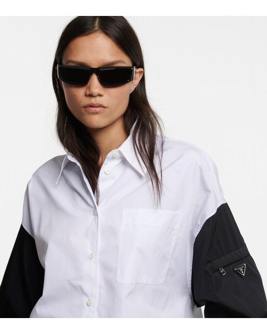 Prada Blue Square Sunglasses