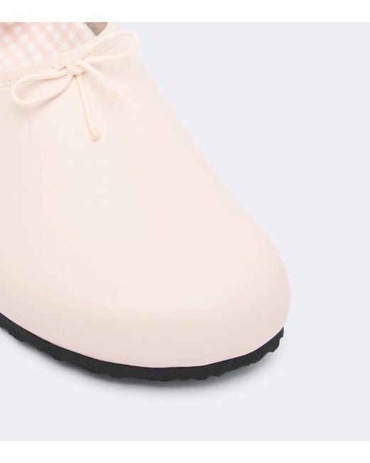 Birkenstock White X Repetto Opera Leather Mules