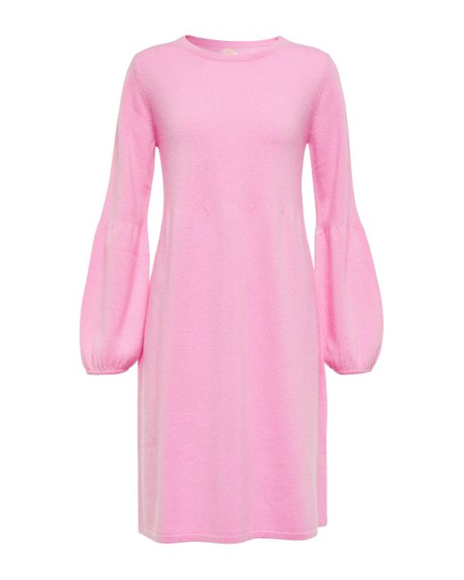 Jardin Des Orangers Wolle Pullover aus Wolle und Kaschmir in Pink Damen Bekleidung Kleider Freizeitkleider und lange Kleider 