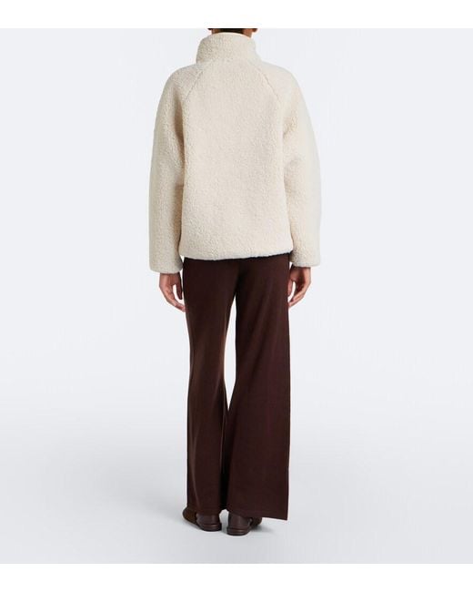 The Upside White Teddy Sweatshirt