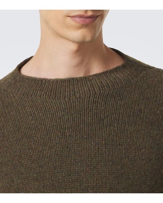 The Row Green Markhim Cashmere Sweater for men