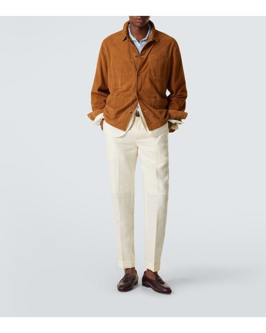 Polo Ralph Lauren Natural Linen Suit Pants for men