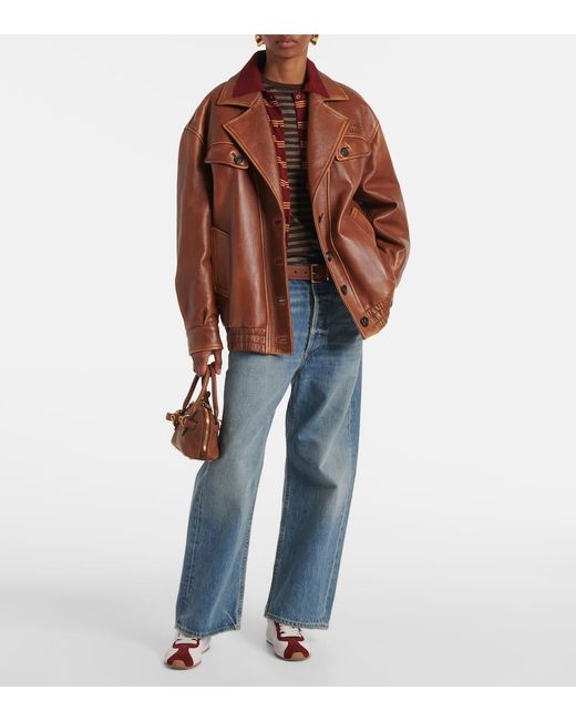 Citizens of Humanity Blue Wide-Leg Jeans Gaucho