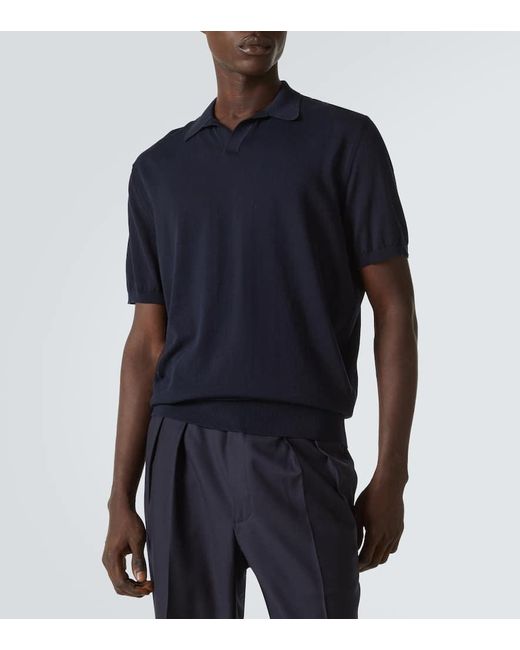 Polo di Rubinacci in Blue da Uomo