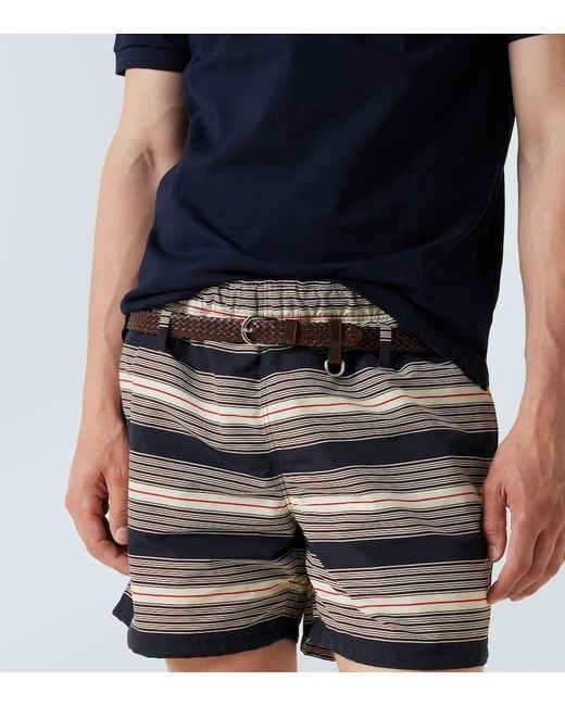 Prada Guertel Aus Leder in Brown für Herren